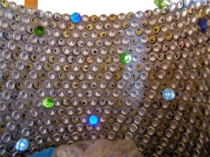 inside - glowing bottles