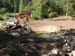 pond building